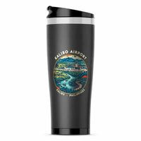 Thumbnail for Kalibo International Airport (KLO) Travel Mugs - Badge - Stainless Steel (No Holder) - Gray
