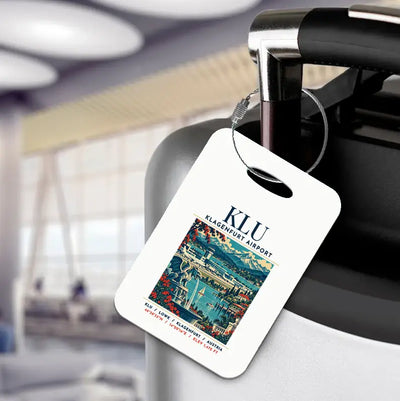 KLU - Poster - Luggage Tag - White