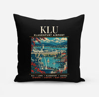 Thumbnail for KLU - Poster - Pillow - Black