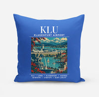 Thumbnail for KLU - Poster - Pillow - Blue