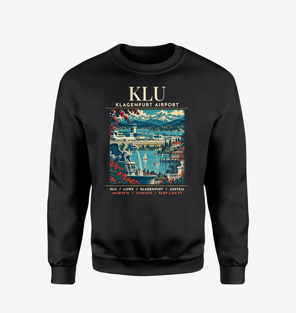 KLU - Poster - Sweatshirt - Black