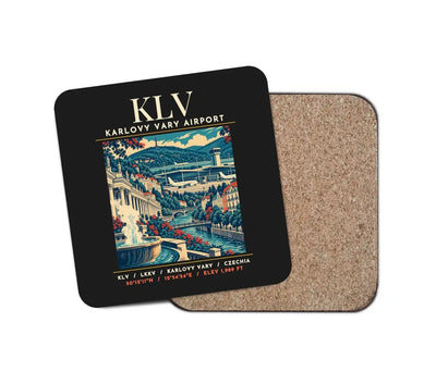 KLV - Poster - Coaster - Black