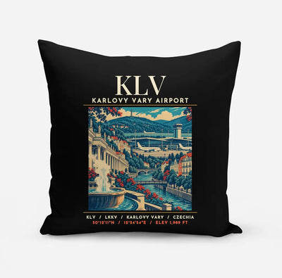 KLV - Poster - Pillow - Black