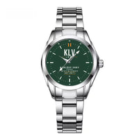 Thumbnail for Karlovy Vary Airport (KLV) Aviator Watches - Classic - Dark Green - Stainless Steel Band - For Children & Women