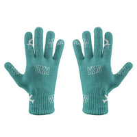 Thumbnail for Kunming Changshui International Airport (KMG) Gloves - Gloves - Full - Pattern - Turquoise