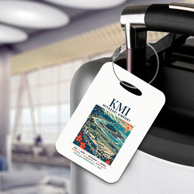 KMI - Poster - Luggage Tag - White