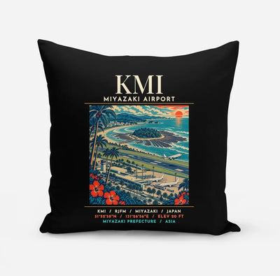 KMI - Poster - Pillow - Black