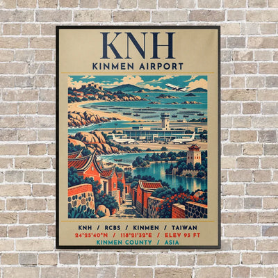 KNH - Poster - Canvas Framed - Beige
