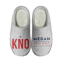 Thumbnail for Kualanamu International Airport Medan (KNO) Slippers & Flip Flops - Slippers - Cotton - Code - Different - Light Gray