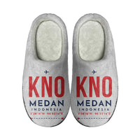 Thumbnail for Kualanamu International Airport Medan (KNO) Slippers & Flip Flops - Slippers - Cotton - Code - Same - Light Gray