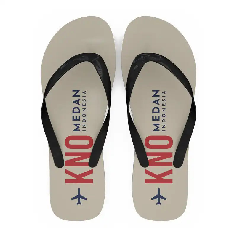 Kualanamu International Airport Medan (KNO) Slippers & Flip Flops - Slippers - Flip Flops - Code - Beige