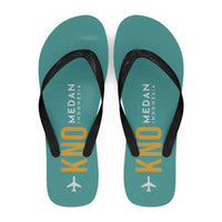 Thumbnail for Kualanamu International Airport Medan (KNO) Slippers & Flip Flops - Slippers - Flip Flops - Code - Turquoise