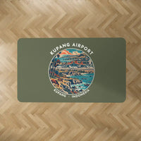 Thumbnail for El Tari Airport (KOE) Carpets - Carpet Rectangle - Badge - Green Army V2