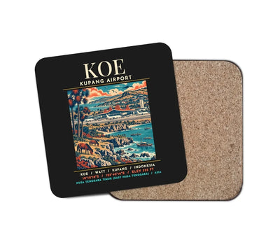 KOE - Poster - Coaster - Black