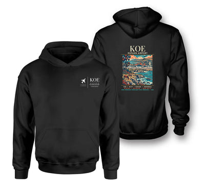 KOE - Poster - Double-Side Hoodie - Black