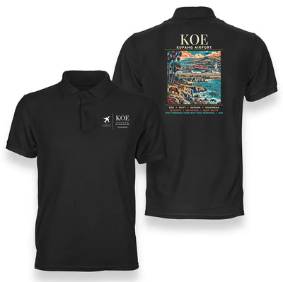 KOE - Poster - Double-Side Polo - Black