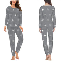 Thumbnail for Kagoshima Airport (KOJ) Pajamas - Women Pajamas - Gray