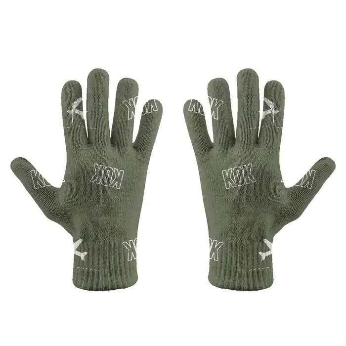 Kokkola-Pietarsaari Airport (KOK) Gloves - Gloves - Full - Pattern - Green Army