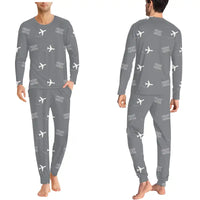 Thumbnail for Kokkola-Pietarsaari Airport (KOK) Pajamas - Men Pajamas - Gray