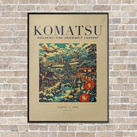 Thumbnail for KOMATSU - Poster - Canvas Framed - Beige