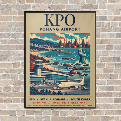 KPO - Poster - Canvas Framed - Beige