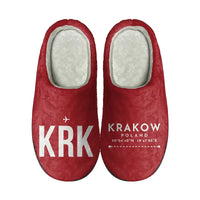 Thumbnail for Kraków John Paul II International Airport (KRK) Slippers & Flip Flops - Slippers - Cotton - Code - Different - Red
