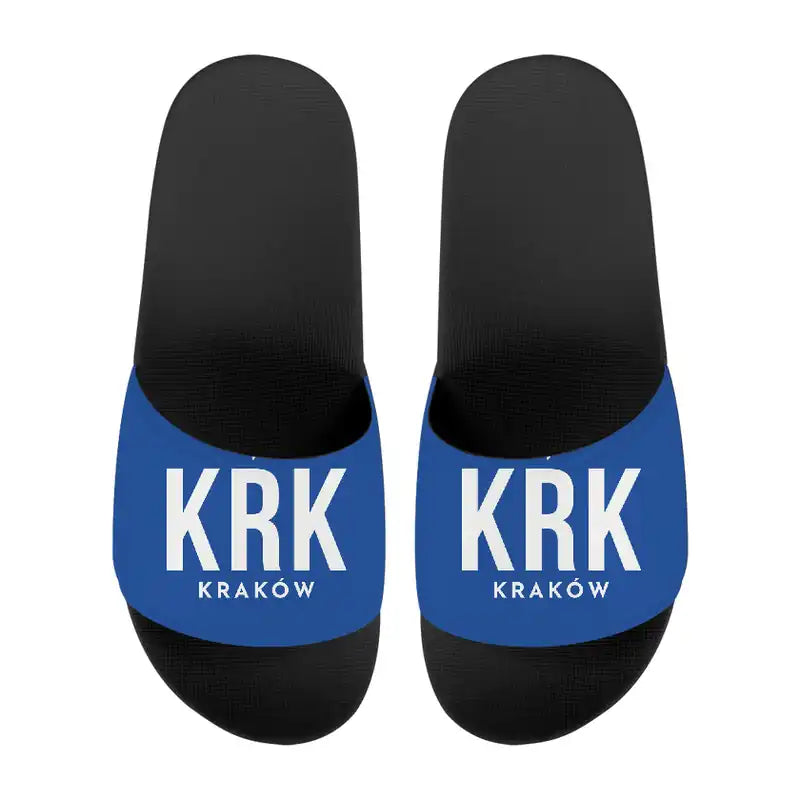 Kraków John Paul II International Airport (KRK) Slippers & Flip Flops - Slippers - Sport - Code - Blue