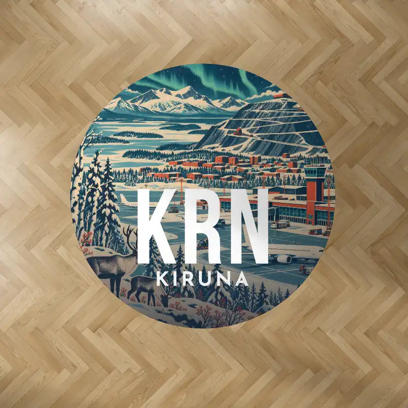 Kiruna Airport (KRN) Carpets - Carpet Round - Scene V2