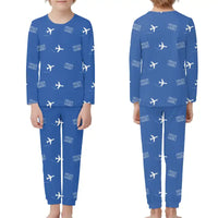 Thumbnail for Kiruna Airport (KRN) Pajamas - Children Pajamas - Blue