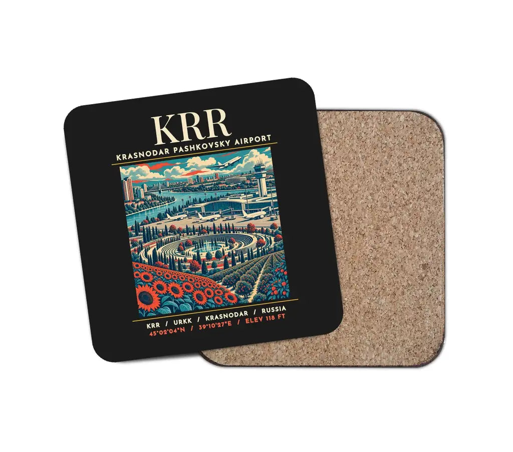 KRR - Poster - Coaster - Black