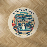 Thumbnail for Košice International Airport (KSC) Carpets - Carpet Round - Badge - Beige V2