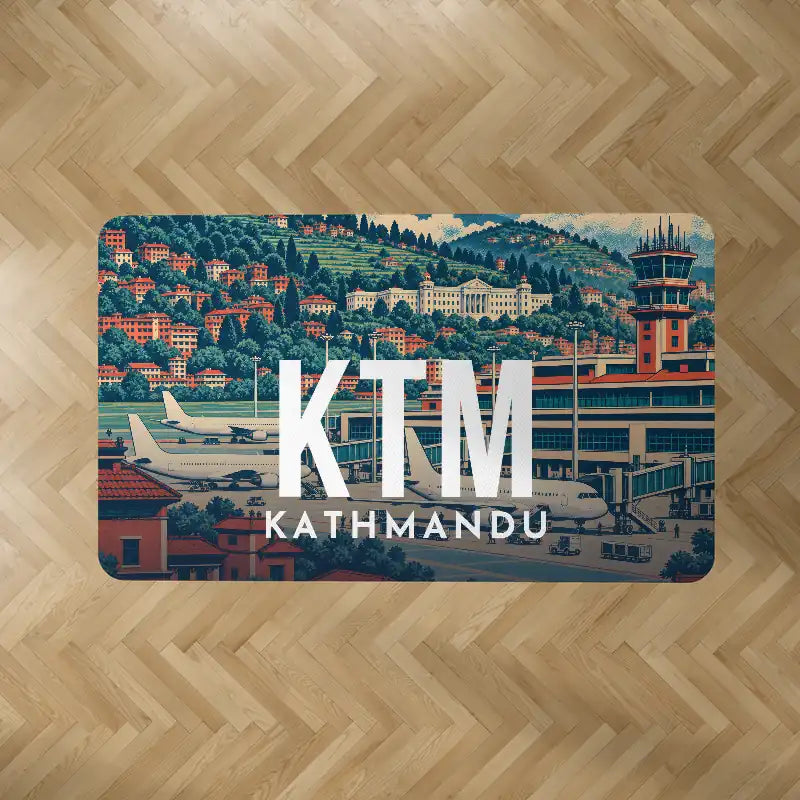 Tribhuvan International Airport Kathmandu (KTM) Carpets - Carpet Rectangle - Scene V2
