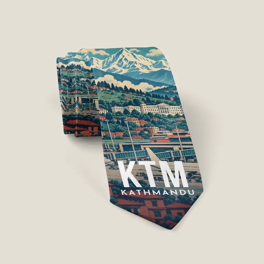 Tribhuvan International Airport Kathmandu (KTM) Ties - Tie - Scene
