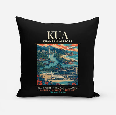 KUA - Poster - Pillow - Black