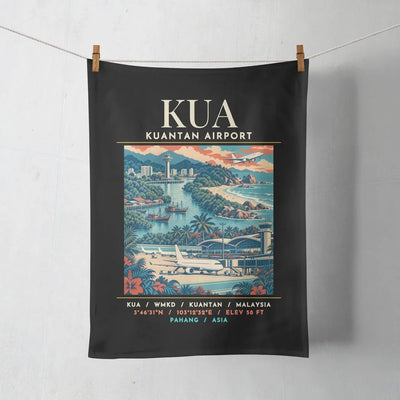 KUA - Poster - Towel - Black