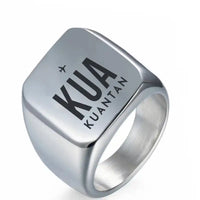 Thumbnail for Kuantan Airport (KUA) Rings - Ring - Silver