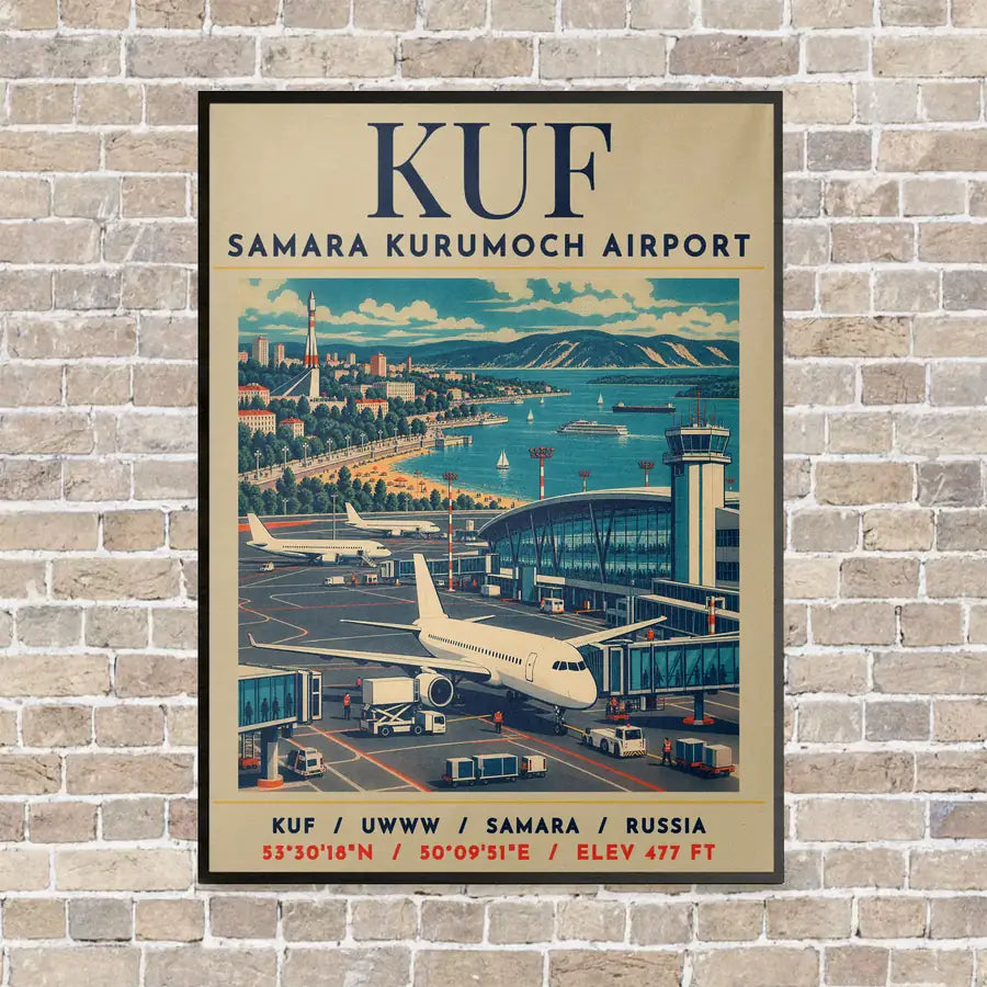 KUF - Poster - Canvas Framed - Beige
