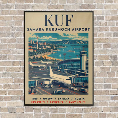 KUF - Poster - Canvas Framed - Beige