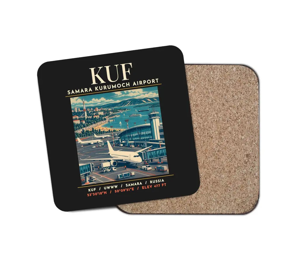 KUF - Poster - Coaster - Black