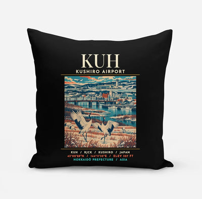 KUH - Poster - Pillow - Black