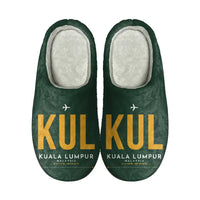 Thumbnail for Kuala Lumpur International Airport (KUL) Slippers & Flip Flops - Slippers - Cotton - Code - Same - Dark Green
