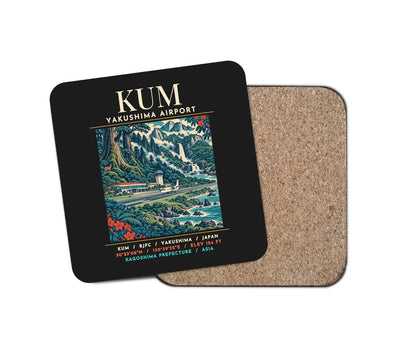 KUM - Poster - Coaster - Black