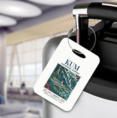 KUM - Poster - Luggage Tag - White