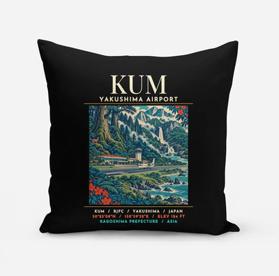 KUM - Poster - Pillow - Black