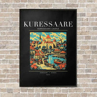 Thumbnail for KURESSAARE - Poster - Canvas Framed - Black