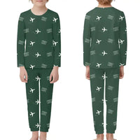 Thumbnail for Kutaisi International Airport (KUT) Pajamas - Children Pajamas - Dark Green