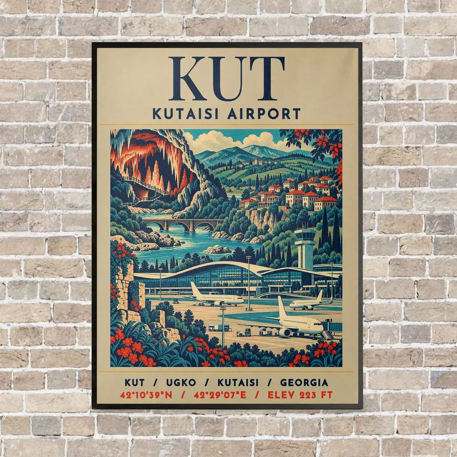 KUT - Poster - Canvas Framed - Beige