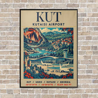 Thumbnail for KUT - Poster - Canvas Framed - Beige