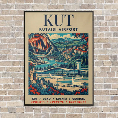KUT - Poster - Canvas Framed - Beige