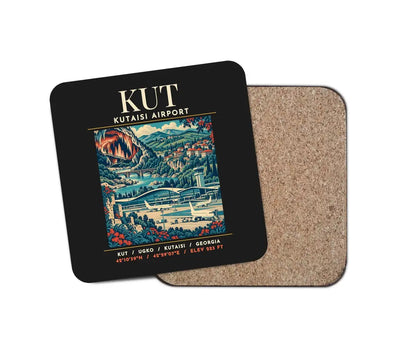 KUT - Poster - Coaster - Black